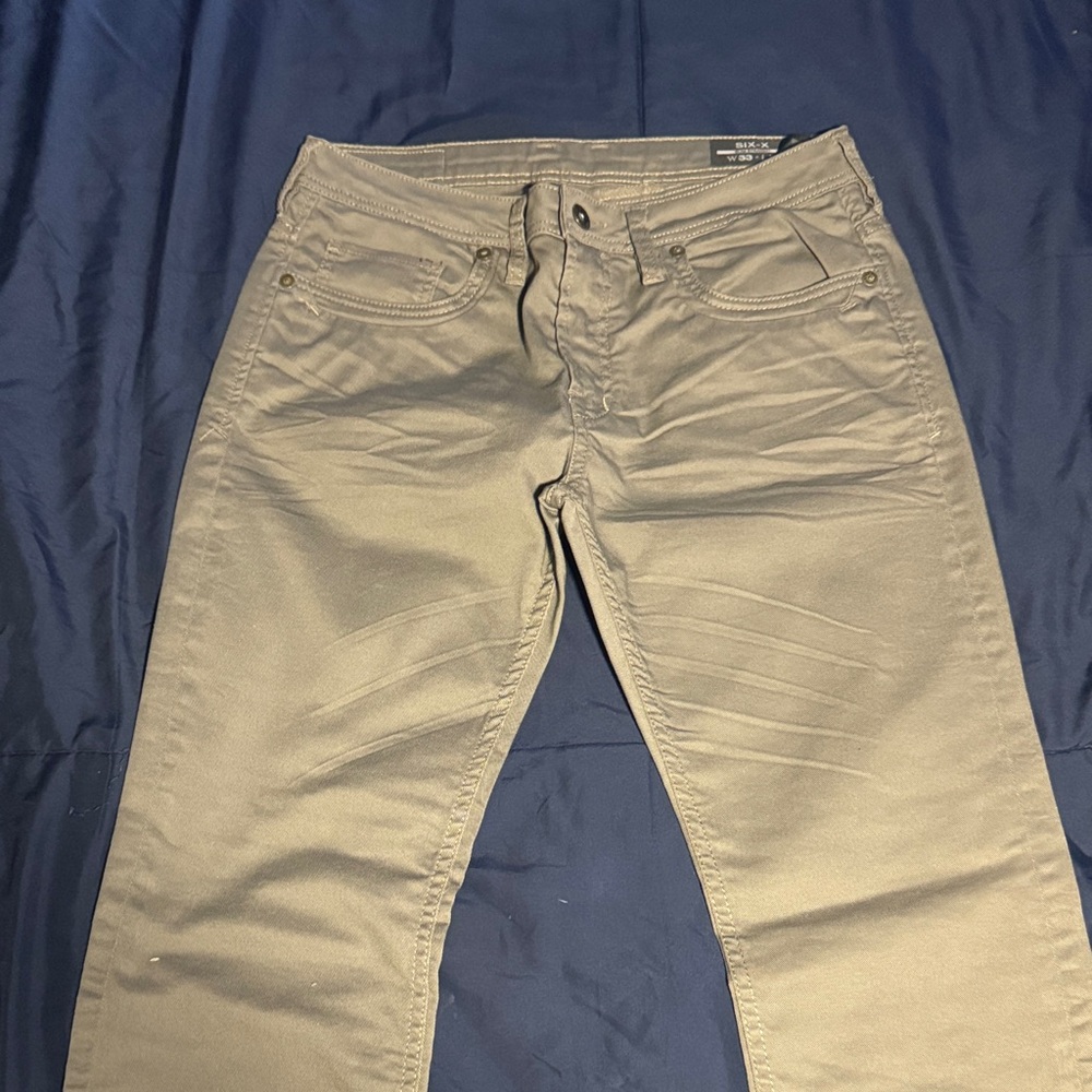 Buffalo David Bitton Men's Slim Straight Jeans - Gray